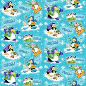Chilled Winter Penguins