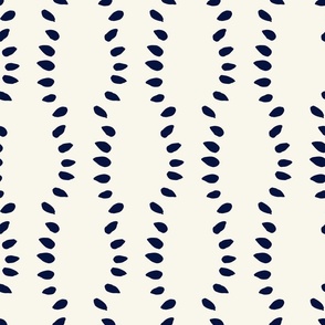 Bug Imprint Cream and Navy (large scale)