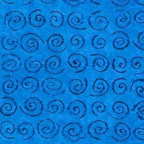 Blue Water Swirls