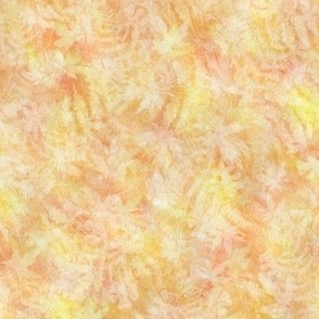 Orange Fern Maple Sunprint Texture