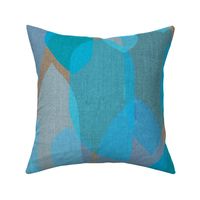 Mid Century Colour Blocks {Cool Blues}