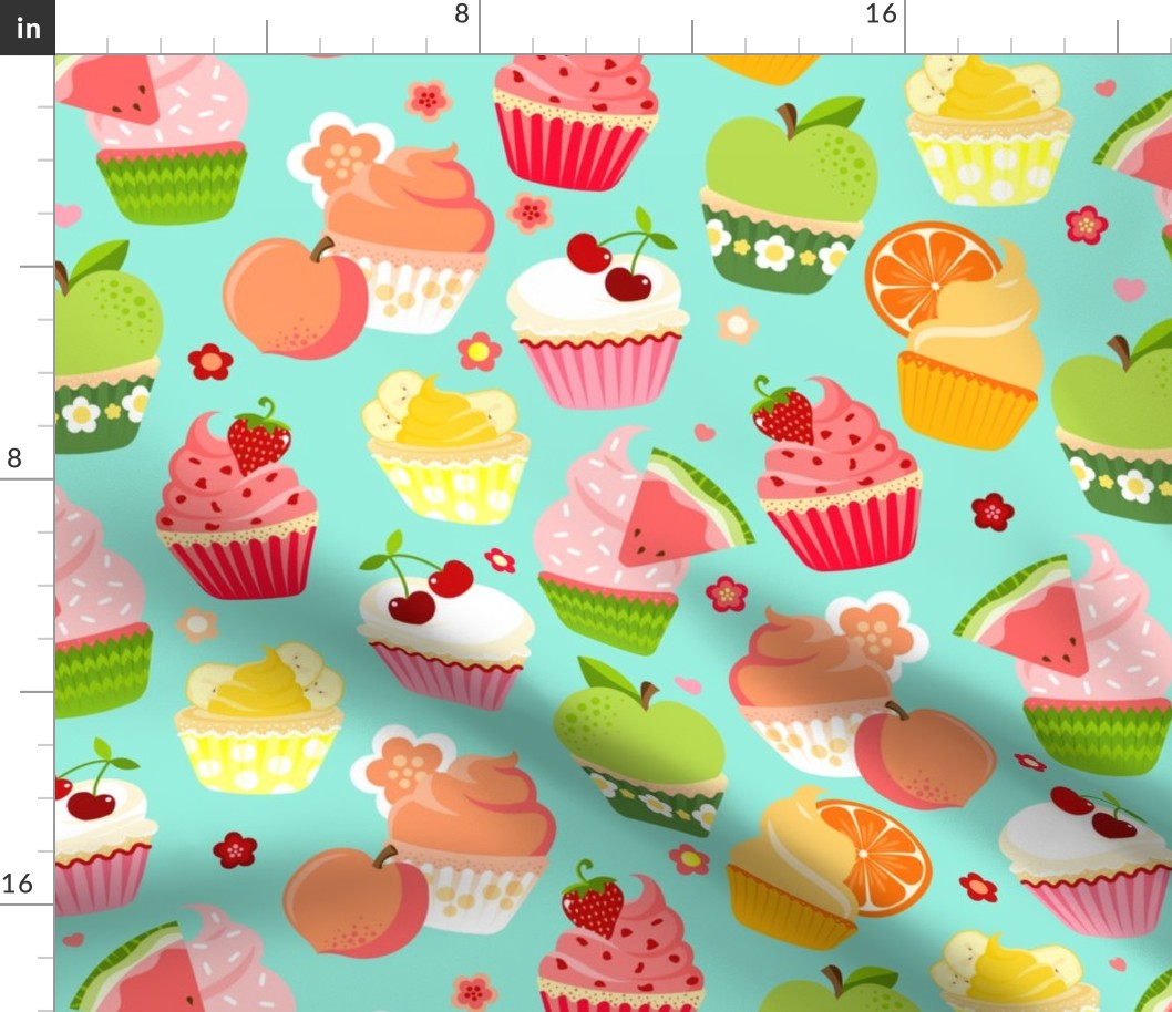 Cutie Fruity Cupcakes - Large