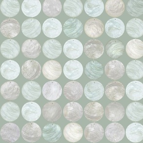 Capiz Shell Curtain Mint