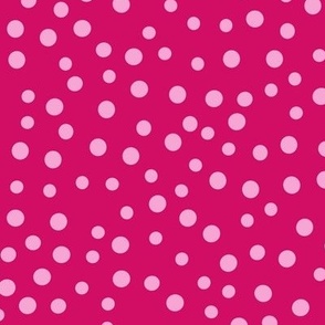 Tossed Pink Dots 