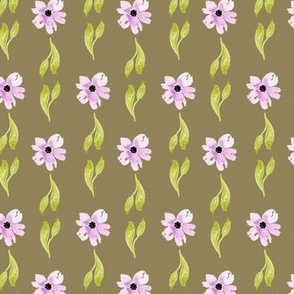 julianna floral stripe taupe