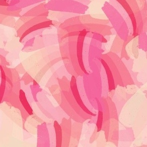 Striped abstraction, Pink and beige