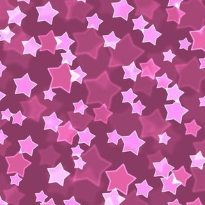 Starry Bokeh Pattern - Boysenberry Color