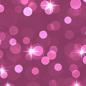 Large Sparkly Bokeh Pattern - Boysenberry Color