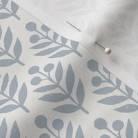 Lotti Quiet blue on cream