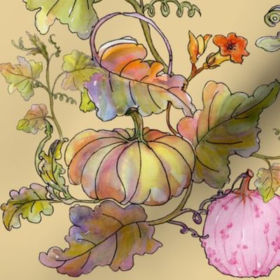 Pastel Halloween Pumpkins v4