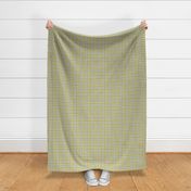 Nature Trail Plaid - Ivory Citron Yellow Small Scale