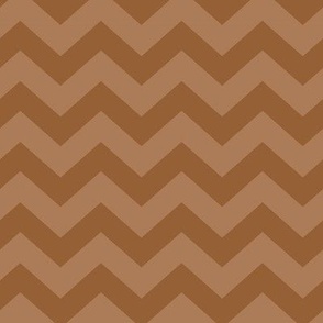 Chevron Pattern - Cinnamon Spice and Almond