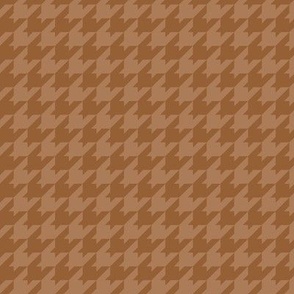 Houndstooth Pattern - Cinnamon Spice and Almond