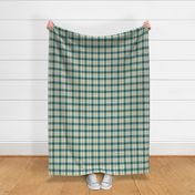 Nature Trail Plaid - Ivory Teal Regular Scale