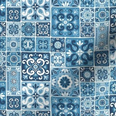 Tiles - blue and white