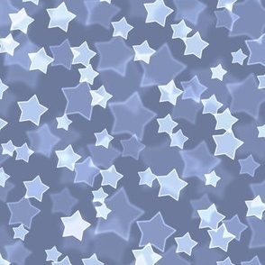 Starry Bokeh Pattern - Stonewash Grey Color