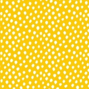 White spots on yellow