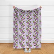 Passionfruit Chinoiserie #1 - soft lilac, medium to large 