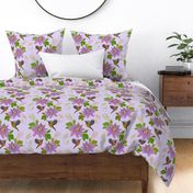 Passionfruit Chinoiserie #1 - soft lilac, medium to large 