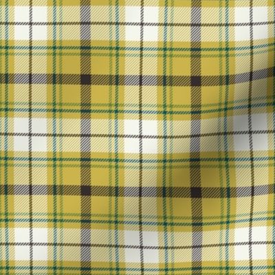 Nature Trail Plaid - Citron Yellow Regular Scale