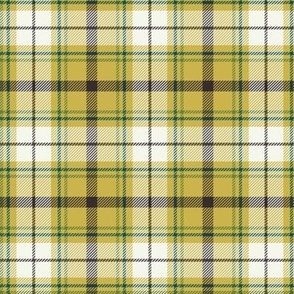 Nature Trail Plaid - Citron Yellow Regular Scale