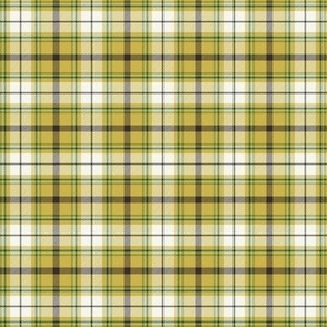 Nature Trail Plaid - Citron Yellow Small Scale