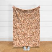 Warm Textured Leopard Print 