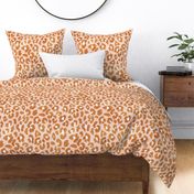 Warm Textured Leopard Print 