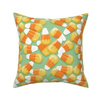 Candy corn pastel 10x10 green