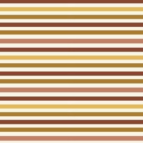 SMALL fall stripes fabric - autumn colors, fall, warm, apples, 