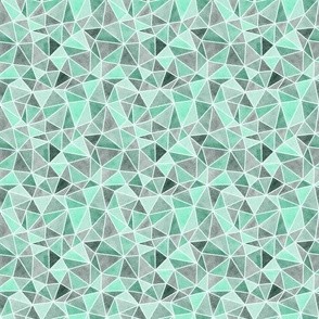 teal triangles - small