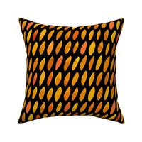 Abstract Watercolor Pattern in Orange and Yellow