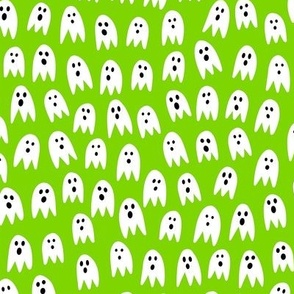 Ghost Dance Party on lime green