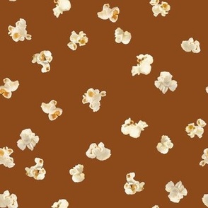 Tossed Popcorn on Pecan Brown