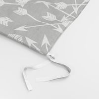 arrows scattered // black and white minimal trendy baby nursery print 