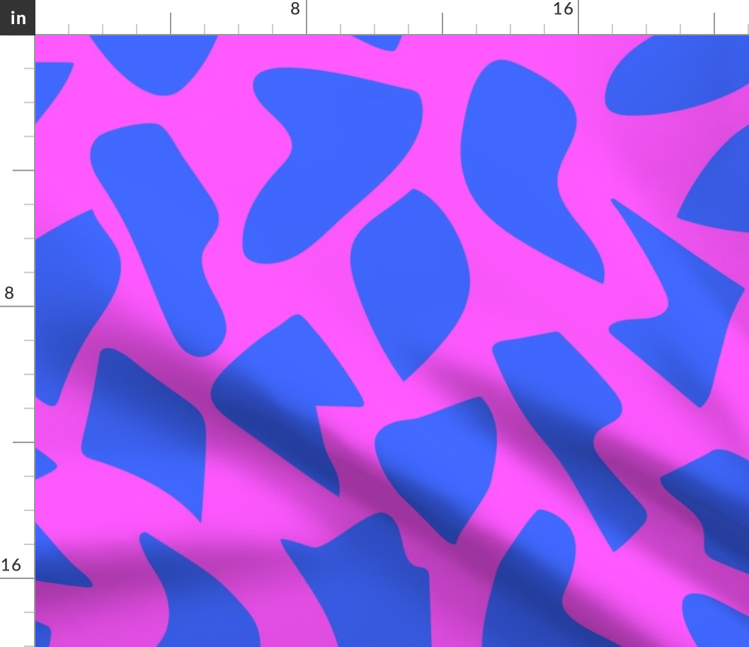Geometric Invert Pink & Blue