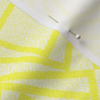 Electric Yellow Geometric Fashion Print
