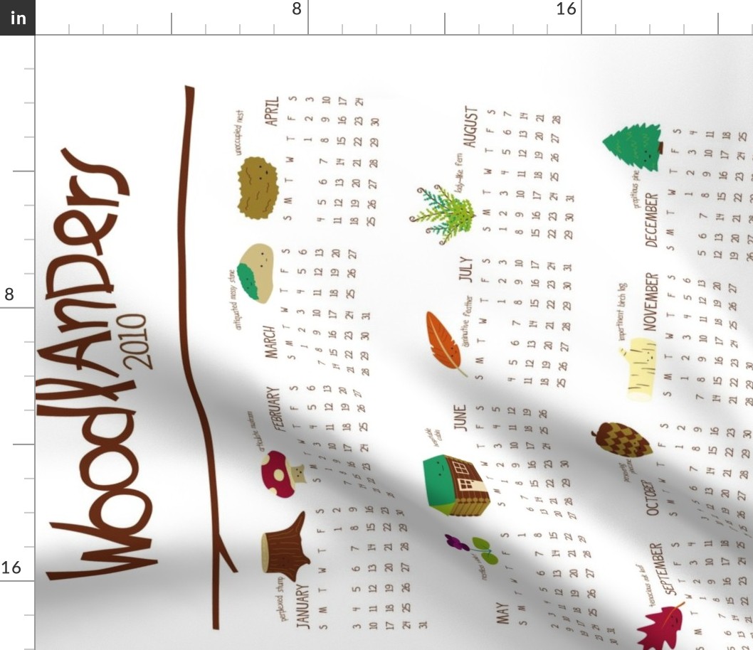 Woodlanders 2010 Calendar