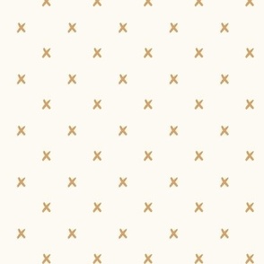 kisses - Cross Light Ochre small - Hufton