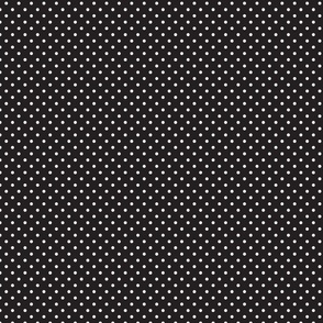 mini mini leger polka dot-12x12-noir