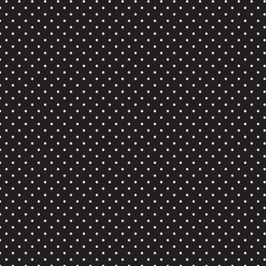 polka dot-black & white