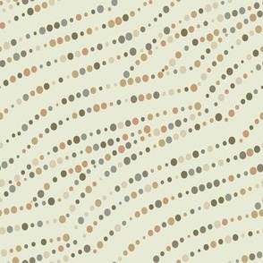 Diagonal Dots-Maitake Mushroom Palette
