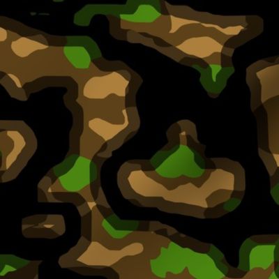 German WW2 Rauchtarnmuster Summer Camouflage Pattern