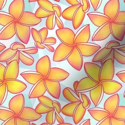 Vintage Plumeria Summer-Dark