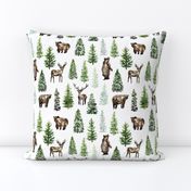 Wilderness Forest - Bear, Deer and Woodland Trees