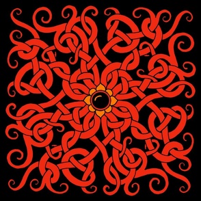 Octo Bandana 1 Red Black