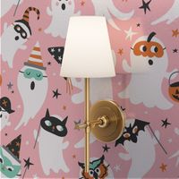 Peek A Boo Party - Halloween Ghost - Pink Large Scale