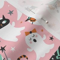 Peek A Boo Party - Halloween Ghost - Pink Regular Scale