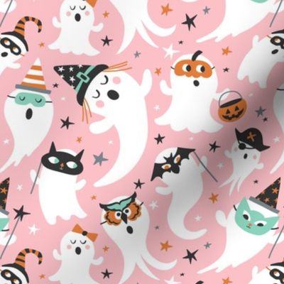 Peek A Boo Party - Halloween Ghost - Pink Regular Scale