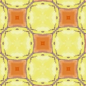 Orange and Yellow Checker